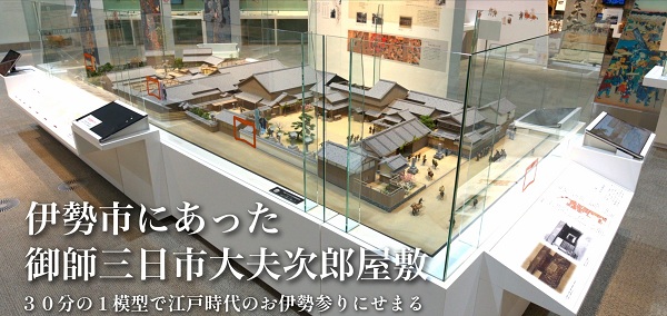 御師三日市大夫次郎屋敷模型