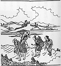 『孝女登勢伝』挿絵（部分）（坂口茂氏蔵）