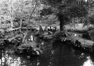 北畠氏館庭園（昭和６３年４月撮影）