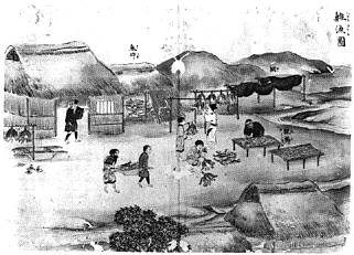 島之允の記した『蝦夷島奇観』の一部（東京国立博物館蔵）