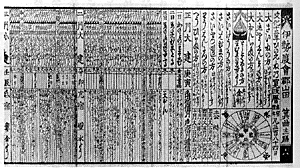 文化13年(1816)の伊勢歴＜部分＞