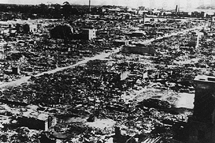 津市の戦災被害状況（太田金典氏提供）