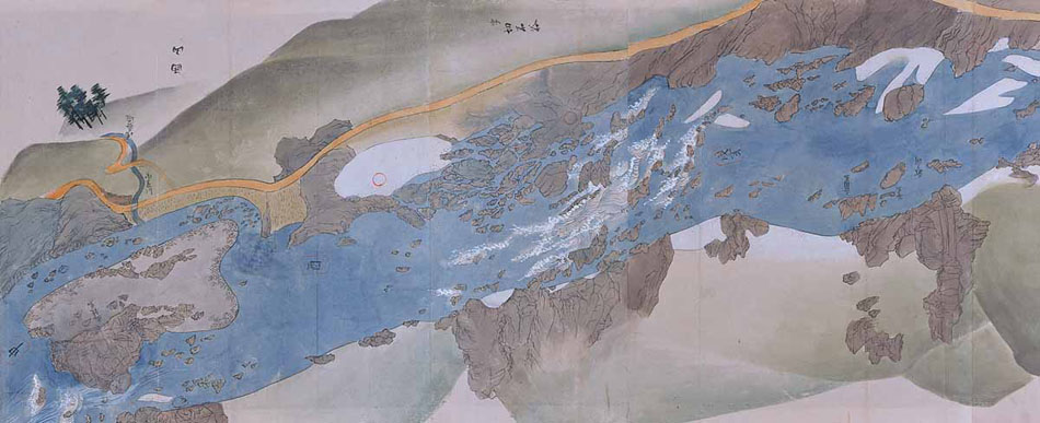 上之巻（西山）　拡大図