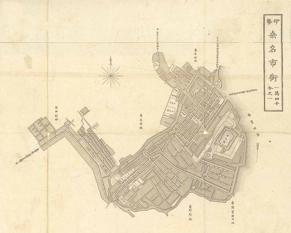 桑名市街　拡大図