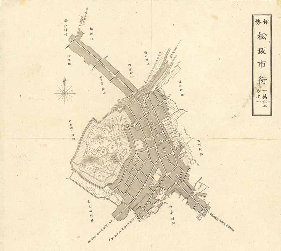 松坂市街　拡大図