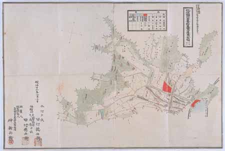 『紀伊国北牟婁郡中井浦全図』　１鋪　拡大図