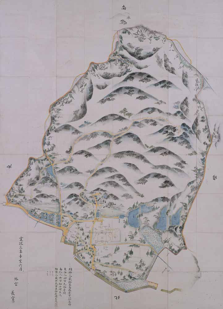 外宮御宮地図　拡大図