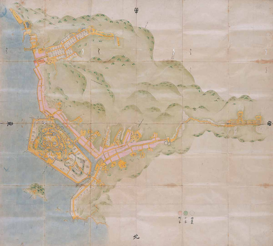 鳥羽城之絵図　拡大図