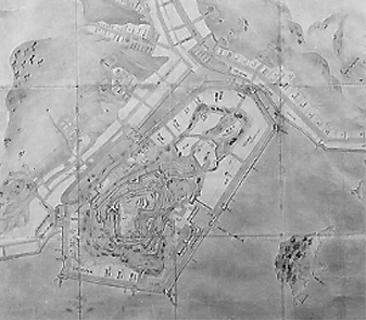 鳥羽城之絵図（三重県庁所蔵）
