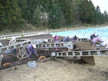 153次調査は調査区を拡張中！
